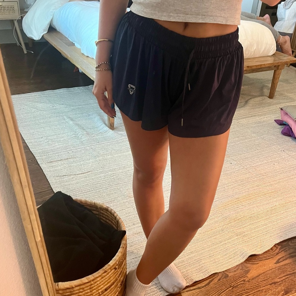 Dark Indigo Luogongzi Shorts